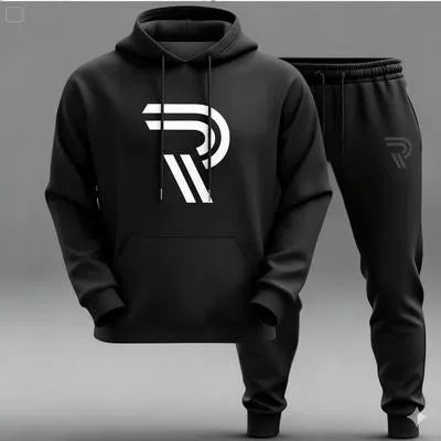Trendy Printed Hoodie Track Suit for Men