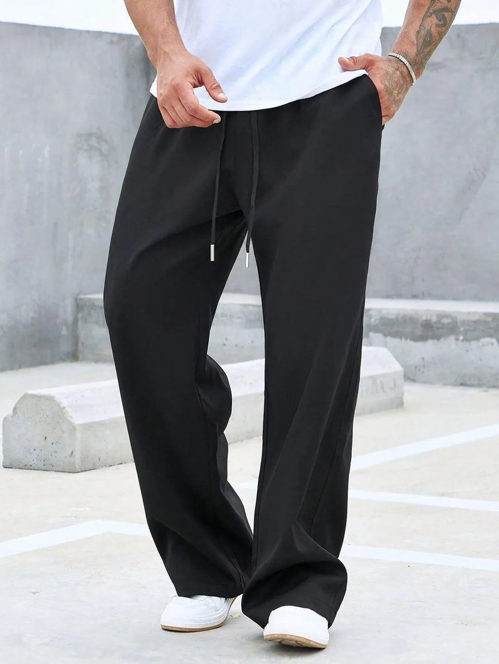 1 Pc Men's Micro Plain Trouser