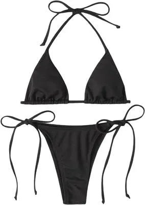 Silk Plain Light Weight Bikini Set