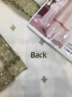 3 Pcs Women's Unstitched Embroidered Suit