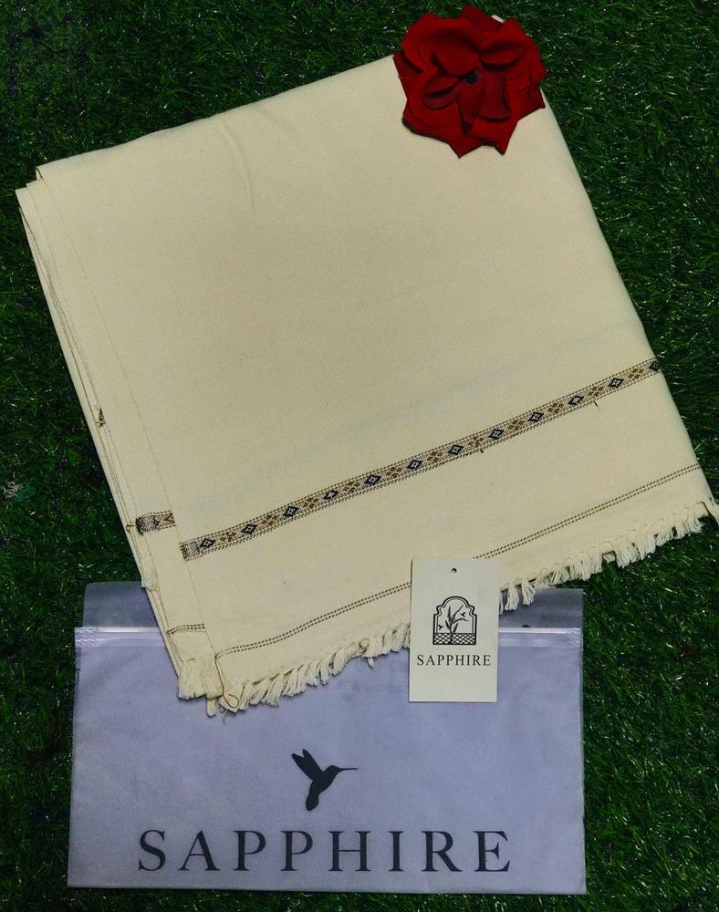 1 Pc Men's Woolen Plain Shawl