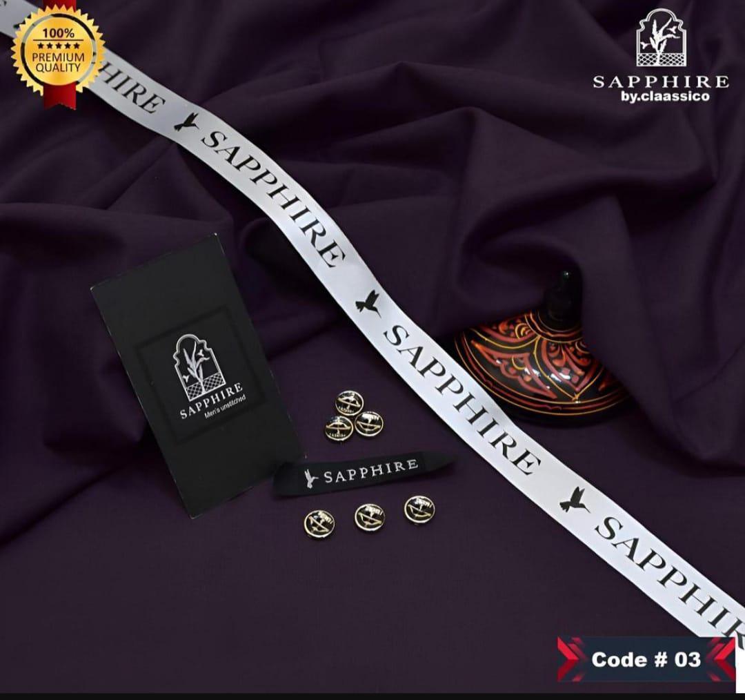 Men’s Unstitched Wash And Wear Plain Suit