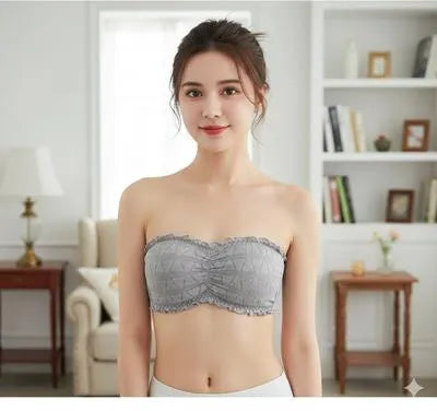 Net Plain Comfortable And Lightweight Padded Bra