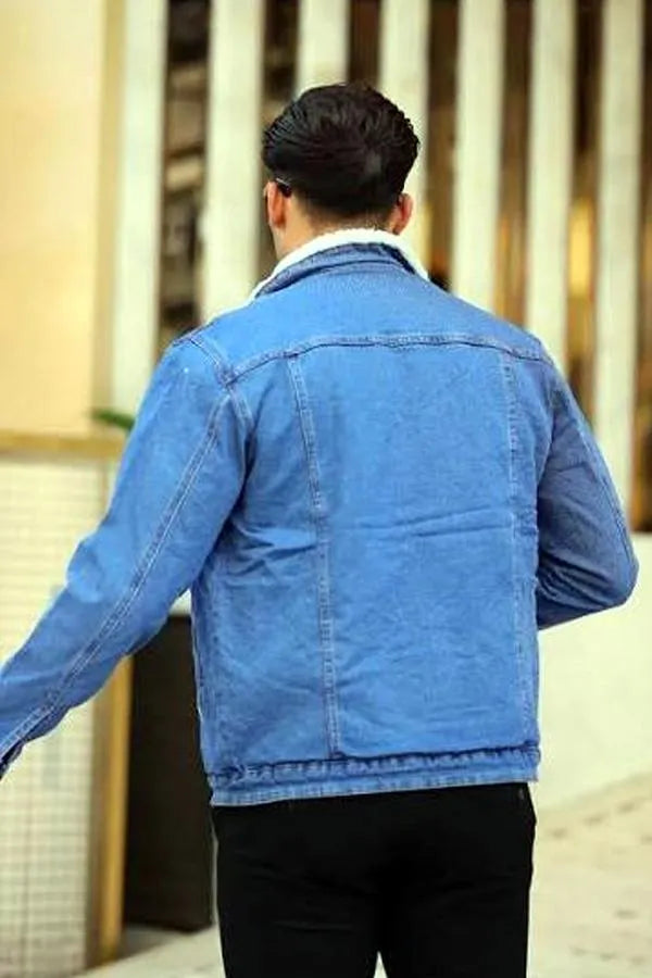 Men's Denim Plain Jacket